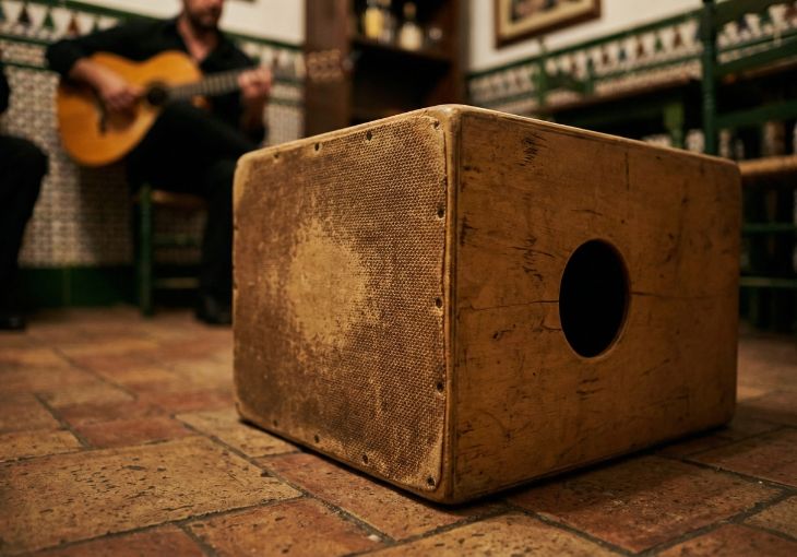 Imagen principal del artículo El origen del cajón flamenco: de Perú a los escenarios de Granada